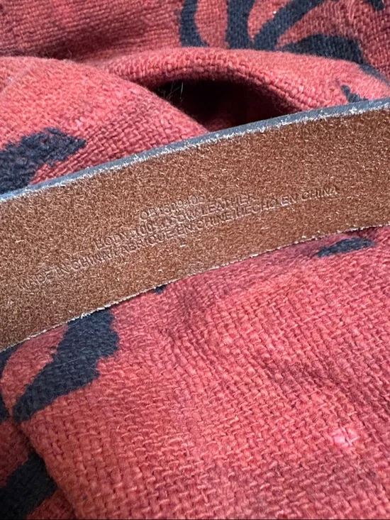 Anthropologie Multi Keeper Leather Belt in Cognac - Picture 5 of 12